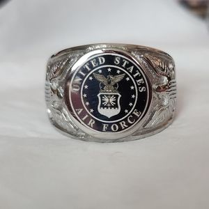 New stainless steel Army ring size 13